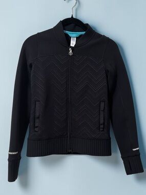 IVIVVA (10) Running Jacket Lululemon Full Zip Pockets Reflective Panels Youth